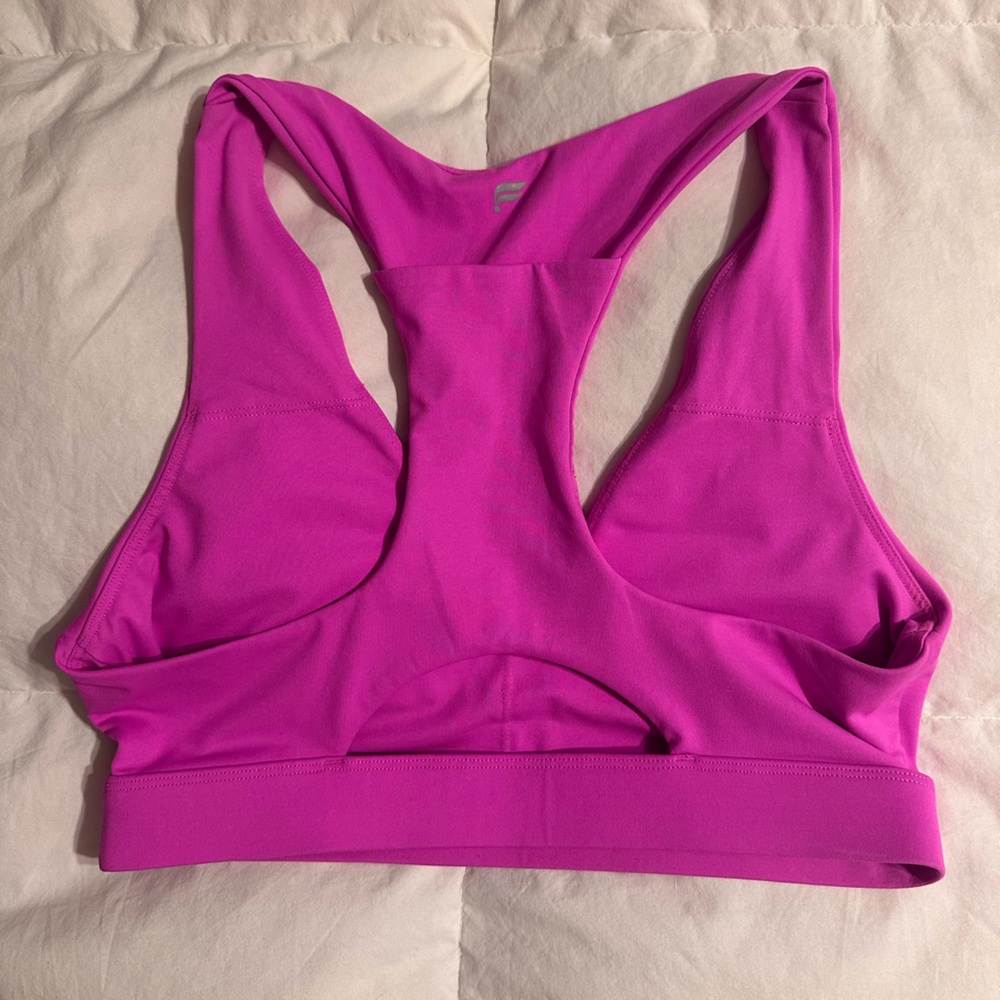 Fabletics Pink Racerback Sports Bra - Picture 2 of 2
